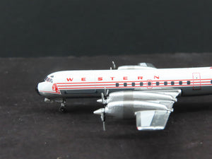 1:400 Aero Classics Die-Cast Western Airlines Lockheed Electra L-188 Airliner