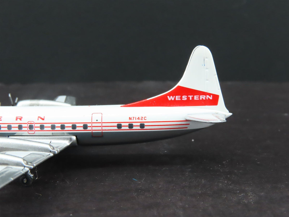 1:400 Aero Classics Die-Cast Western Airlines Lockheed Electra L-188 Airliner