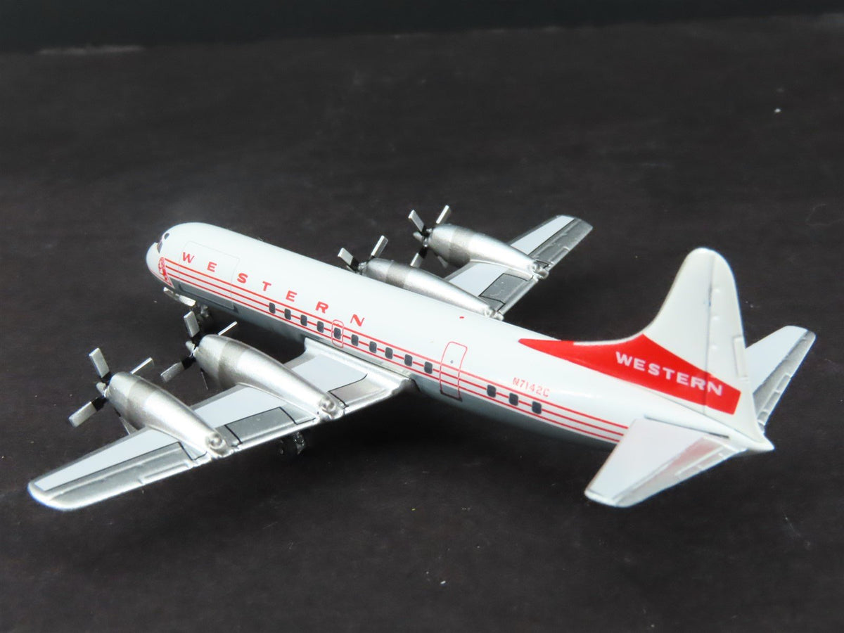 1:400 Aero Classics Die-Cast Western Airlines Lockheed Electra L-188 Airliner
