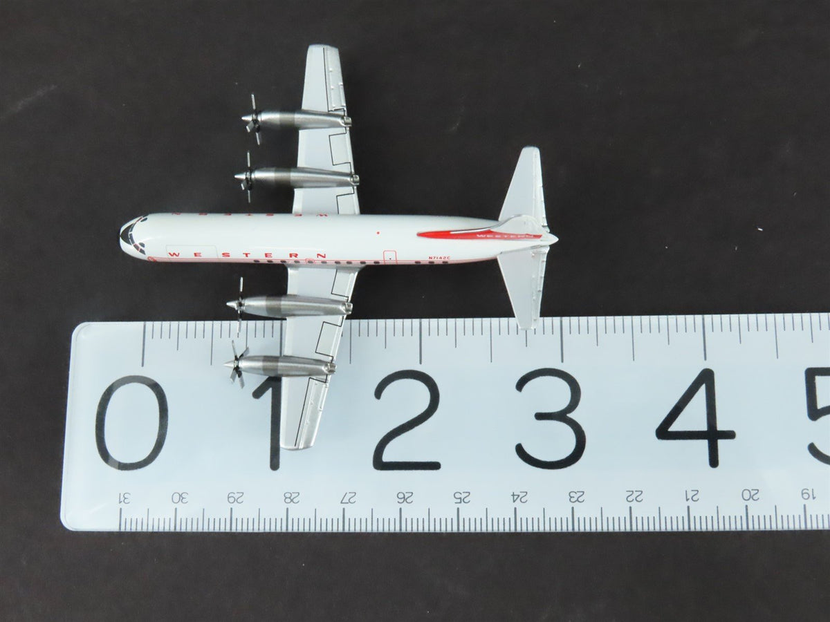 1:400 Aero Classics Die-Cast Western Airlines Lockheed Electra L-188 Airliner