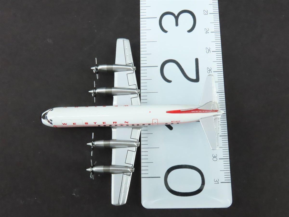 1:400 Aero Classics Die-Cast Western Airlines Lockheed Electra L-188 Airliner