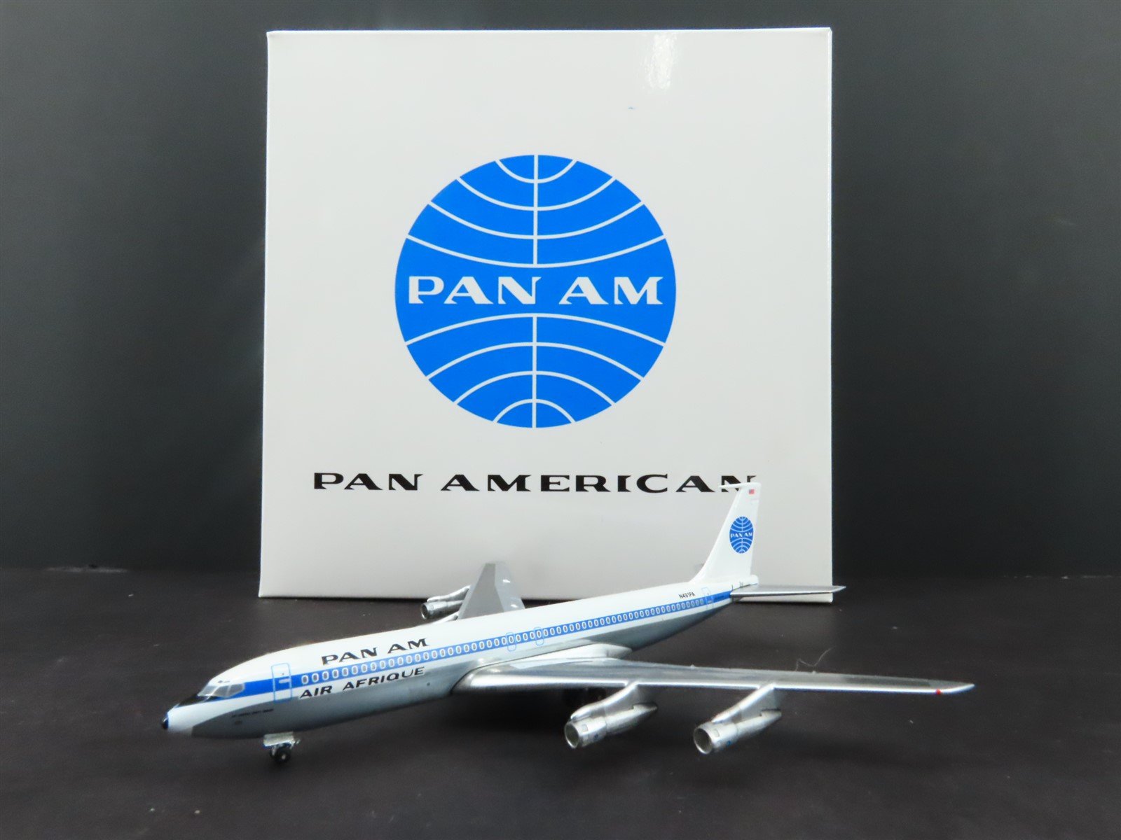 1:400 Pan American Model Co Die-Cast Pan Am Air Afrique Boeing 707 Airliner