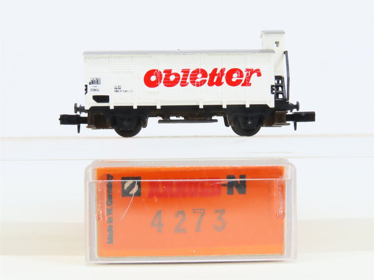 N Scale Arnold 4273 DB German &quot;Obletter&quot; Box Car #530-2P