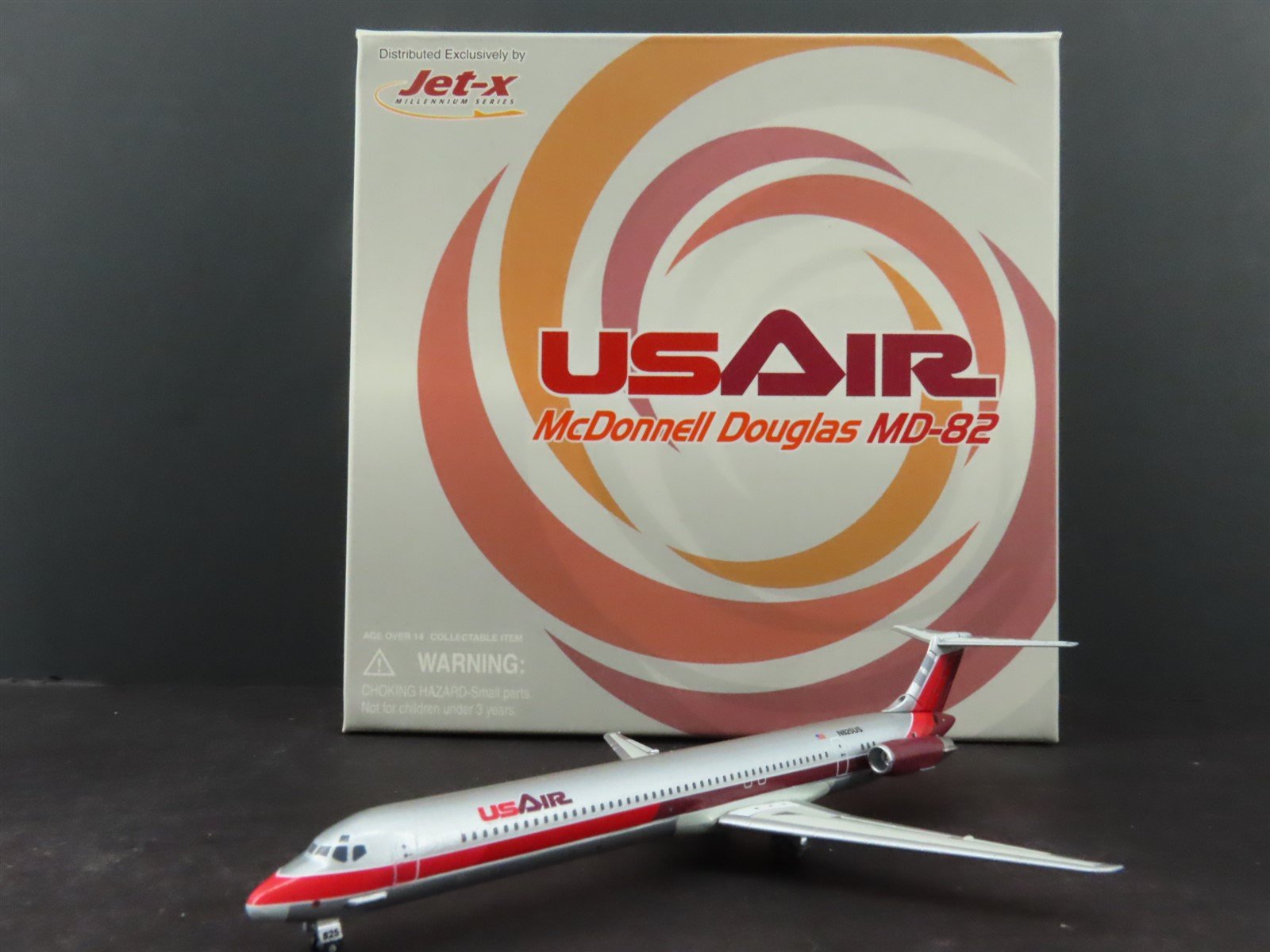 1:400 Dragon Wings JetX JXM162 Die-Cast US Air McDonnell Douglas MD-82 Airliner