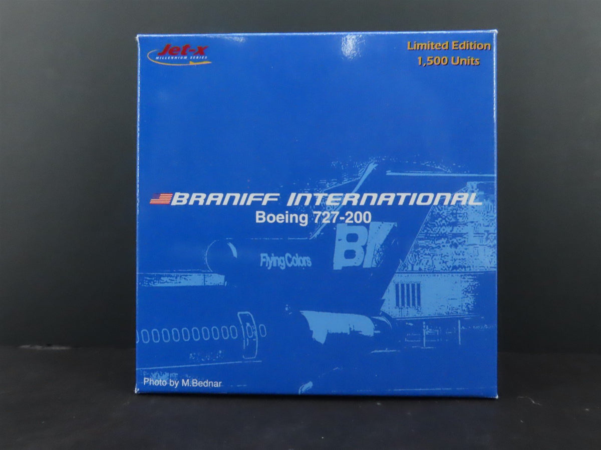 1:400 Dragon Wings JetX JX030 Die-Cast Braniff International B727-200 Airliner