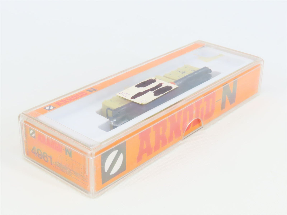 N Scale Arnold 4961 DB German Type SSkms Flat Car #945-5 w/ Mercedes-Benz Crates