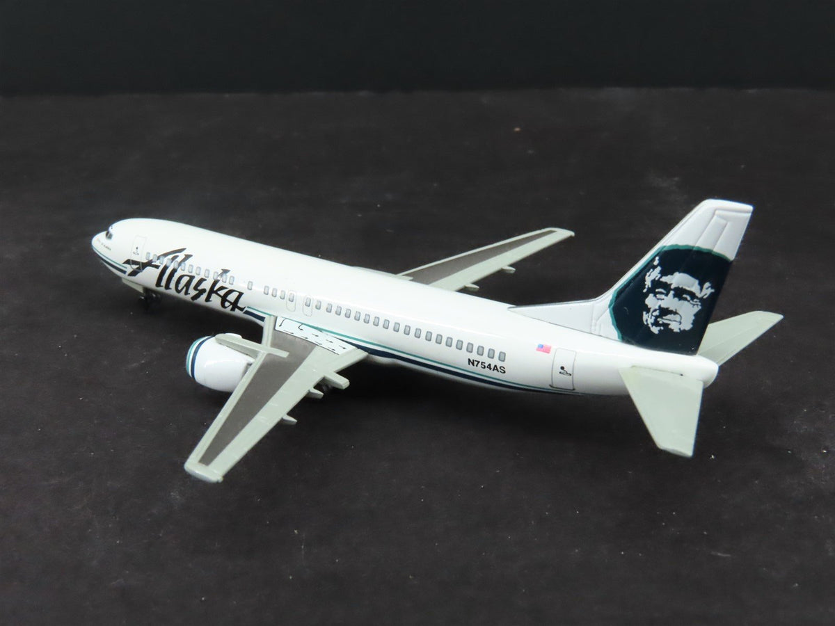 1:400 Dragon Wings JetX JX007 Die-Cast Alaska Airlines B737-400 Airliner N754AS