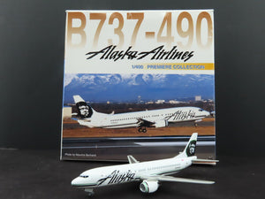 1:400 Dragon Wings Premiere 55167 Die-Cast Alaska Airlines B737-490 Airliner