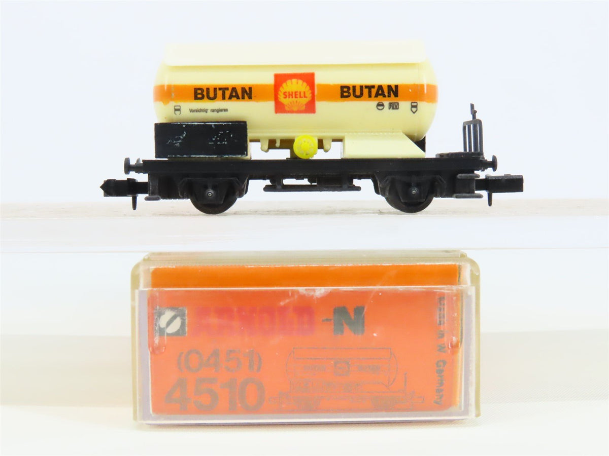 N Scale Arnold 4510 DB German &quot;Shell&quot; Butane Tank Car #539 319P