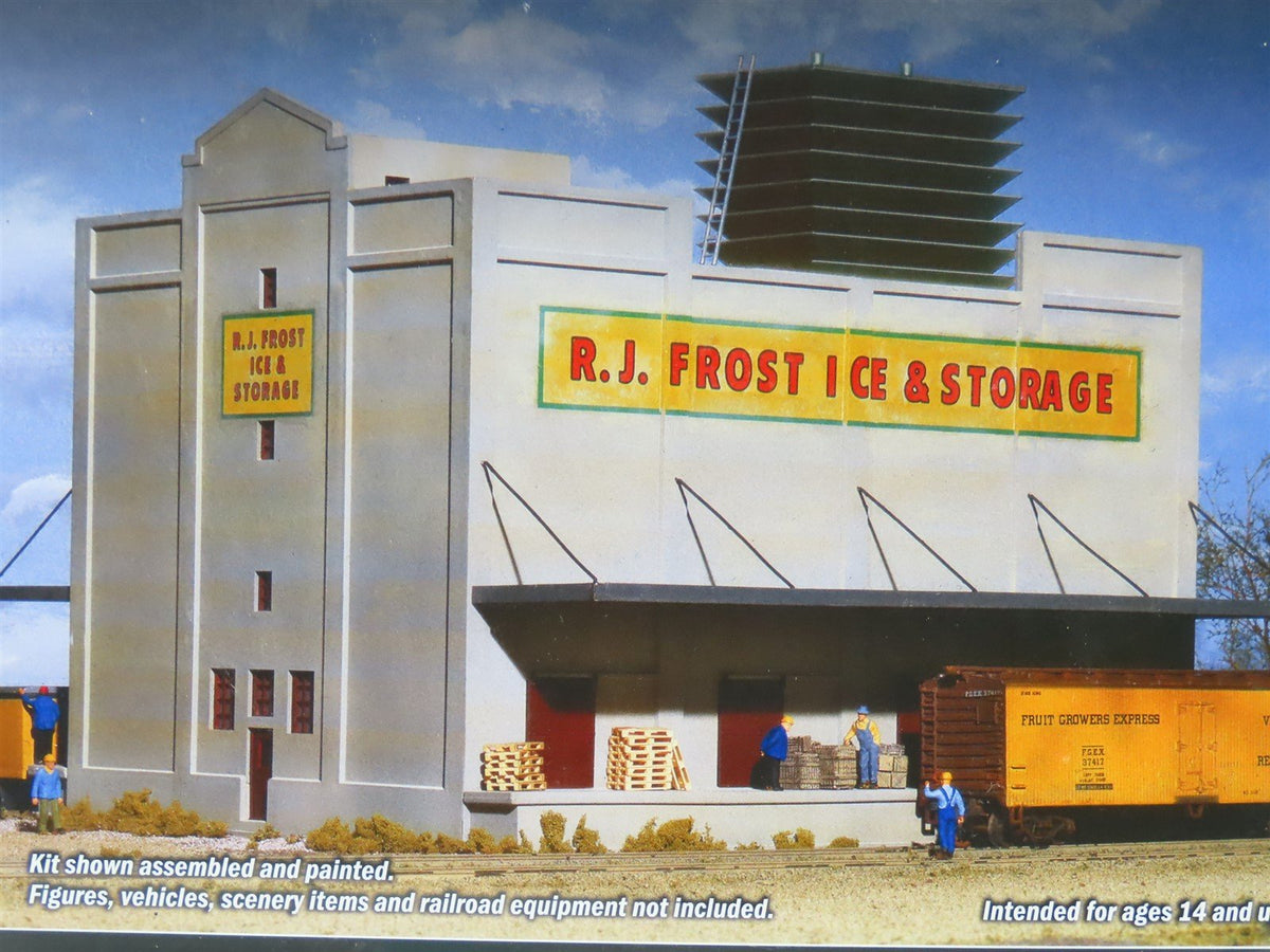 HO Walthers Cornerstone Kit 933-3020 RJ Frost Ice &amp; Storage Building - SEALED