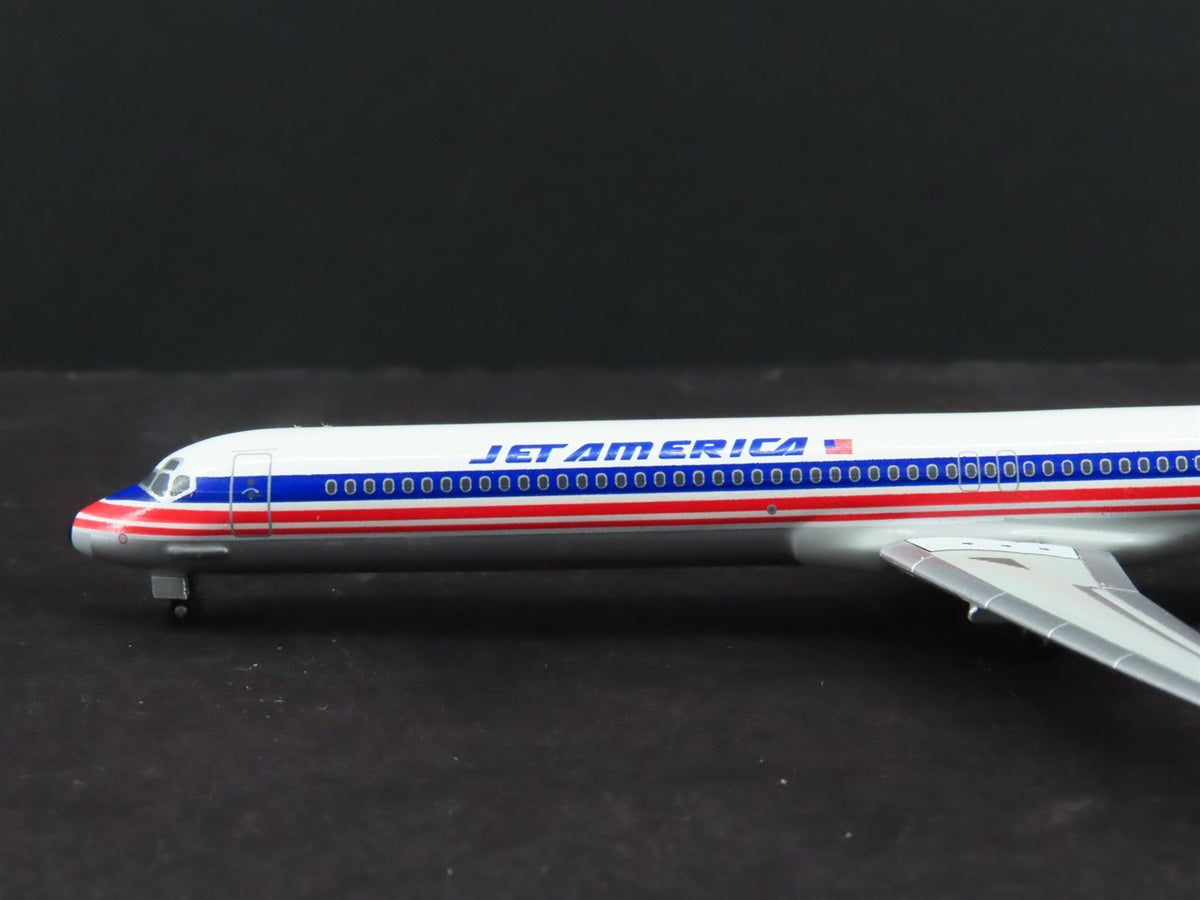 1:400 Dragon Wings JetX JX076 Diecast Jet America MD-82 Airliner N1004N w/Stand