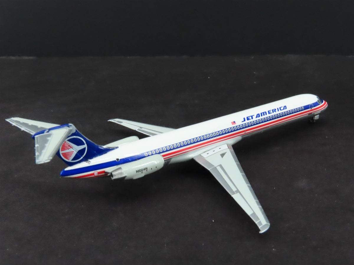 1:400 Dragon Wings JetX JX076 Diecast Jet America MD-82 Airliner N1004N w/Stand