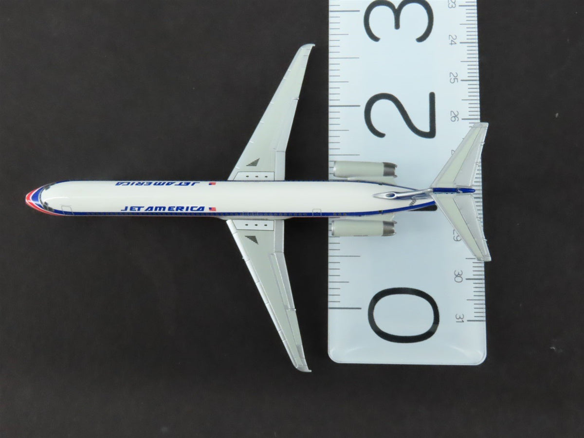 1:400 Dragon Wings JetX JX076 Diecast Jet America MD-82 Airliner N1004N w/Stand