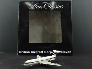 1:400 Scale Aero Classics Die-Cast Mohawk British Aircraft Corp BAC-111 Airliner