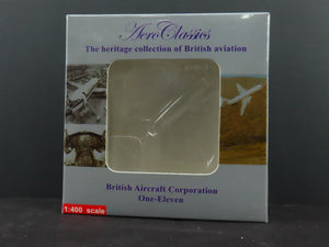 1:400 Scale Aero Classics Die-Cast Mohawk British Aircraft Corp BAC 111 Airliner