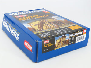 HO Scale Walthers Cornerstone Kit 933-3662 JC Landry Feed & Supply w/ LED Light
