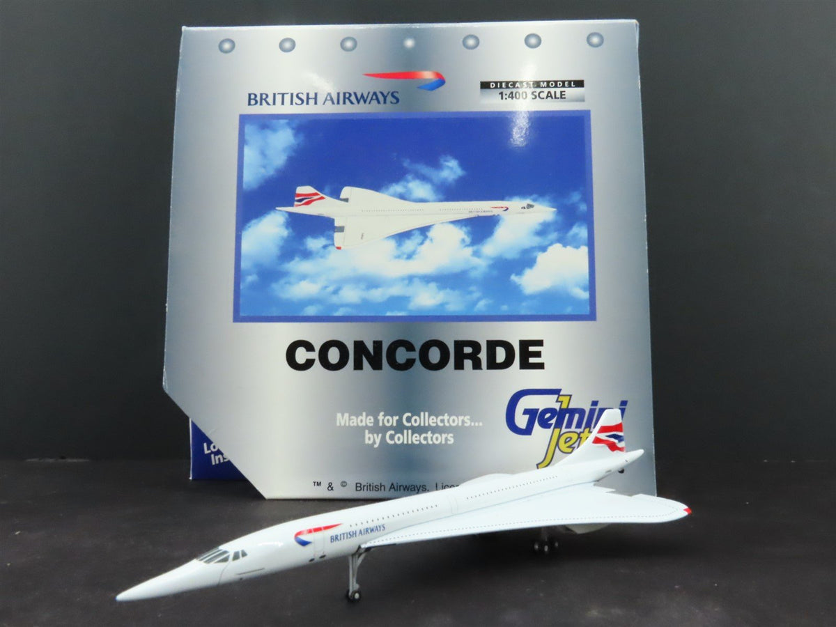 1:400 Gemini Jets GJBAW025 Die-Cast British Airways Concorde Airliner #G-BOAC
