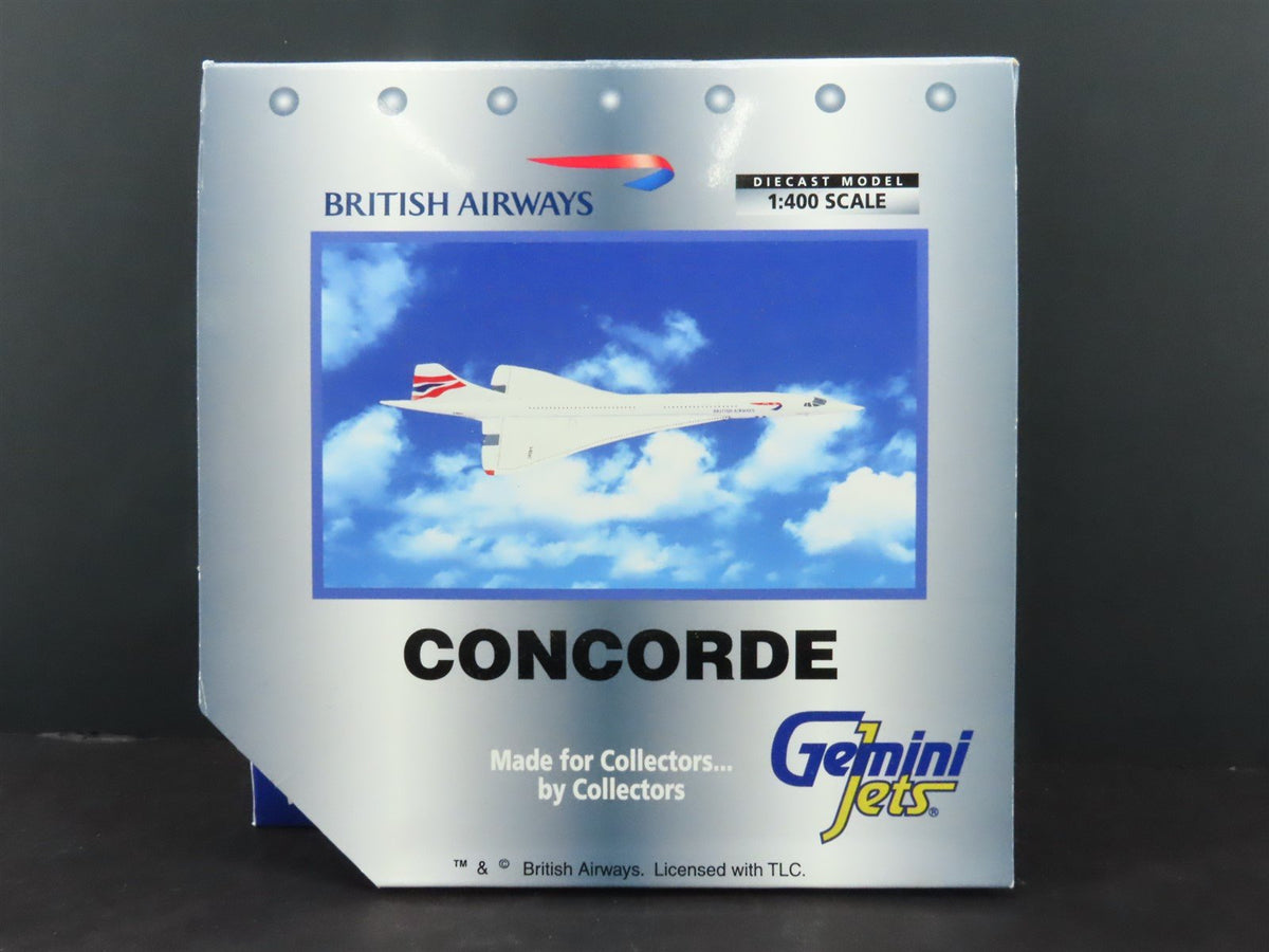 1:400 Gemini Jets GJBAW025 Die-Cast British Airways Concorde Airliner #G-BOAC