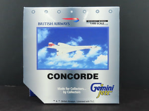 1:400 Gemini Jets GJBAW025 Die-Cast British Airways Concorde Airliner #G-BOAC