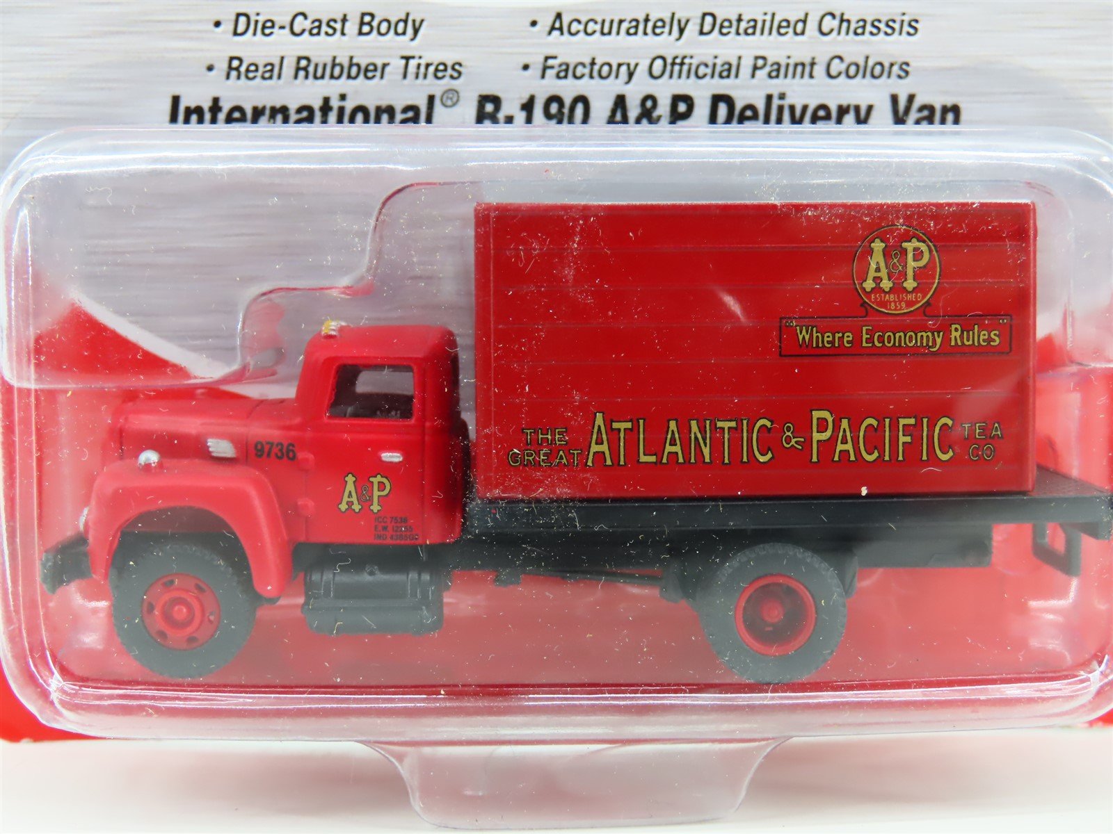 HO Scale CMW Mini Metals 30173 International R-190 A&P Delivery Van