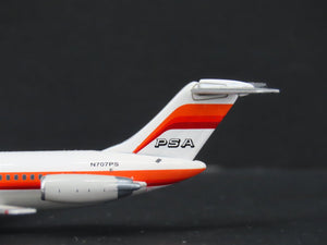 1:400 RetroJets Die-Cast PSA Pacific Southwest Airlines DC-9-32 Airliners 2-Pack