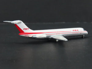 1:400 RetroJets Die-Cast PSA Pacific Southwest Airlines DC-9-32 Airliners 2-Pack