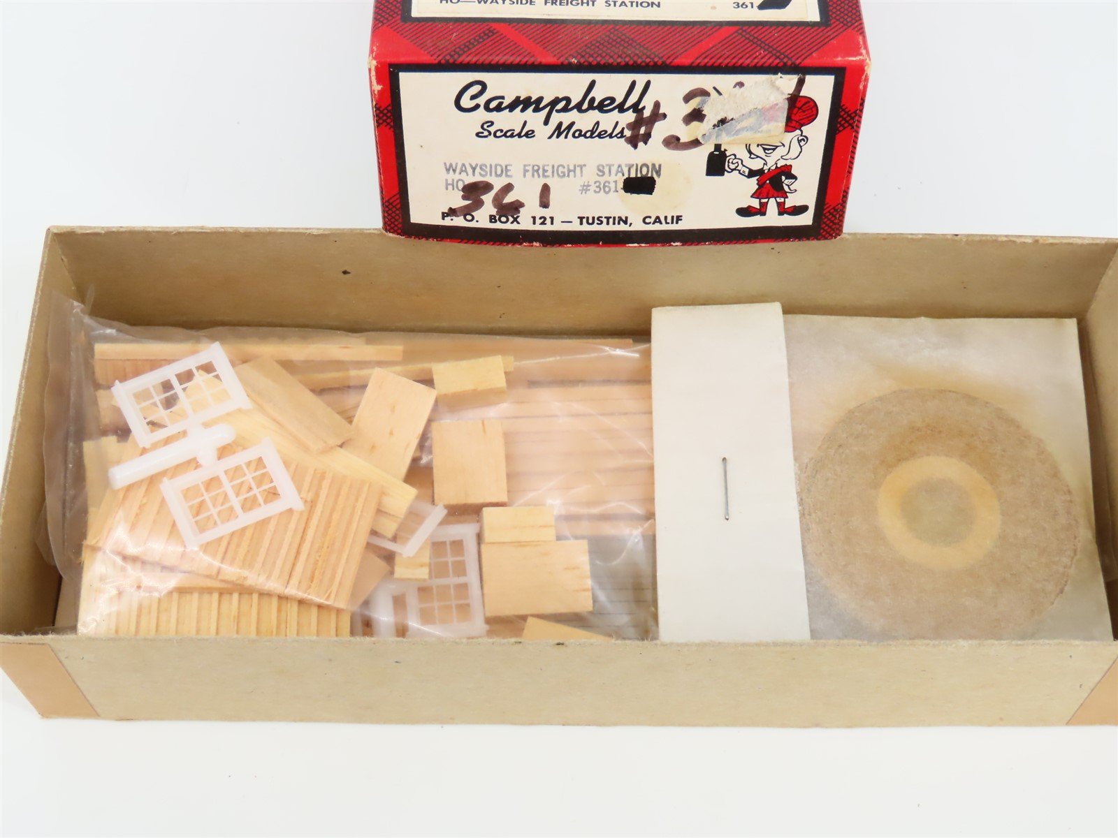 HO 1/87 Scale Campbell Scale Models Kit 361 Wayside Freight Station