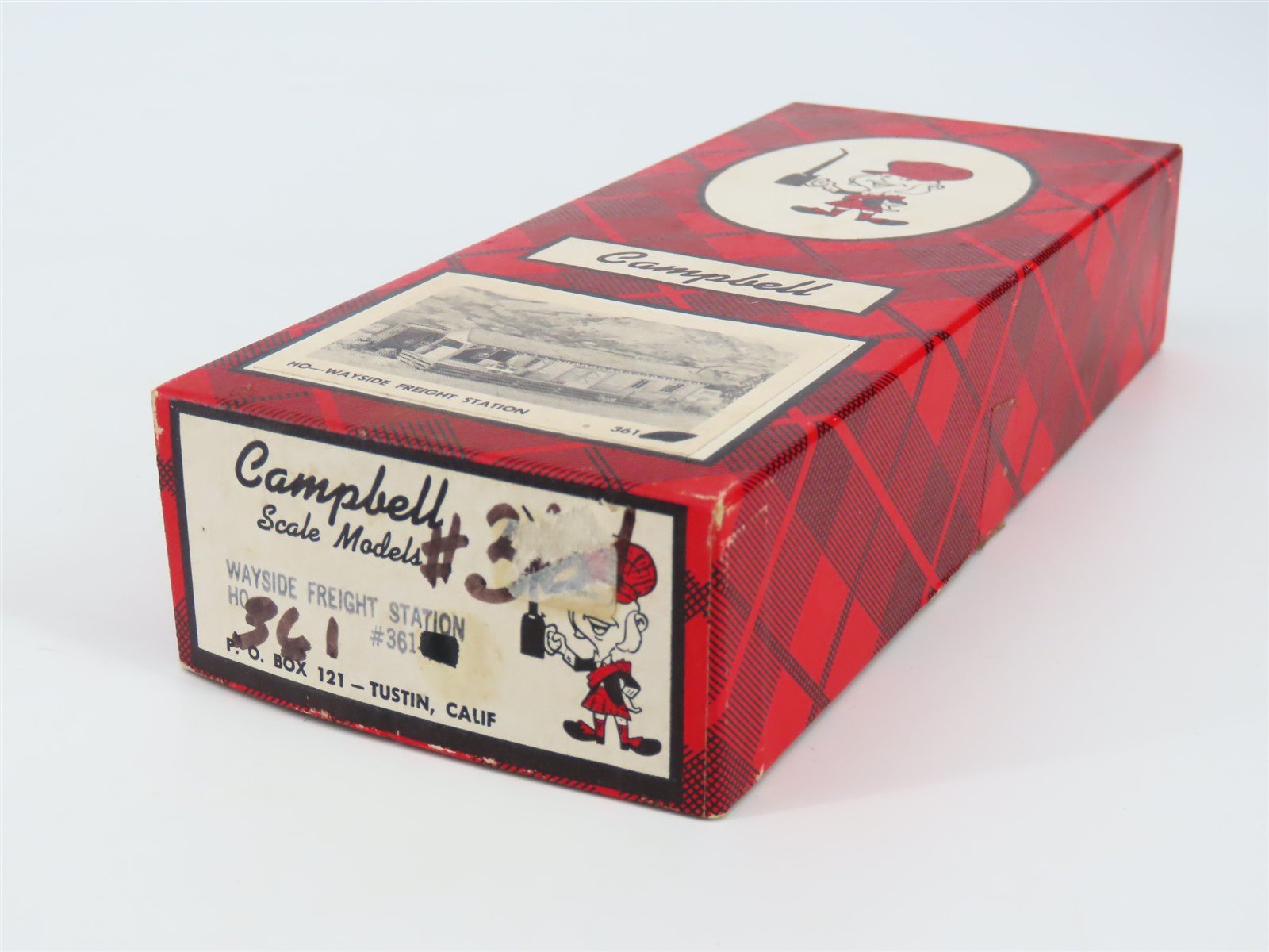 HO 1/87 Scale Campbell Scale Models Kit 361 Wayside Freight Station