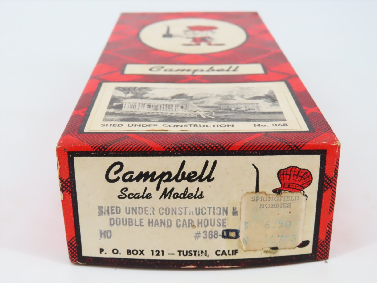 HO 1/87 Scale Campbell Scale Models Kit 368 Shed Under Construction