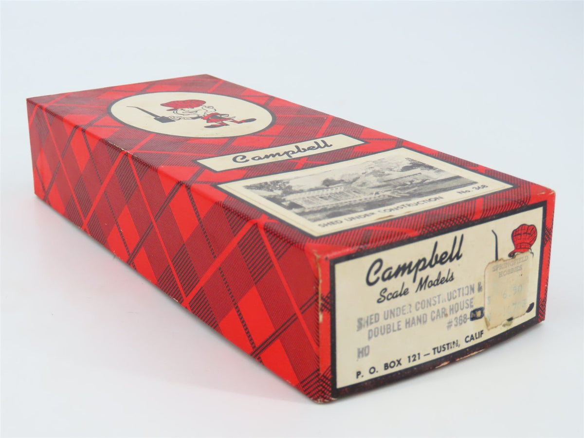 HO 1/87 Scale Campbell Scale Models Kit 368 Shed Under Construction