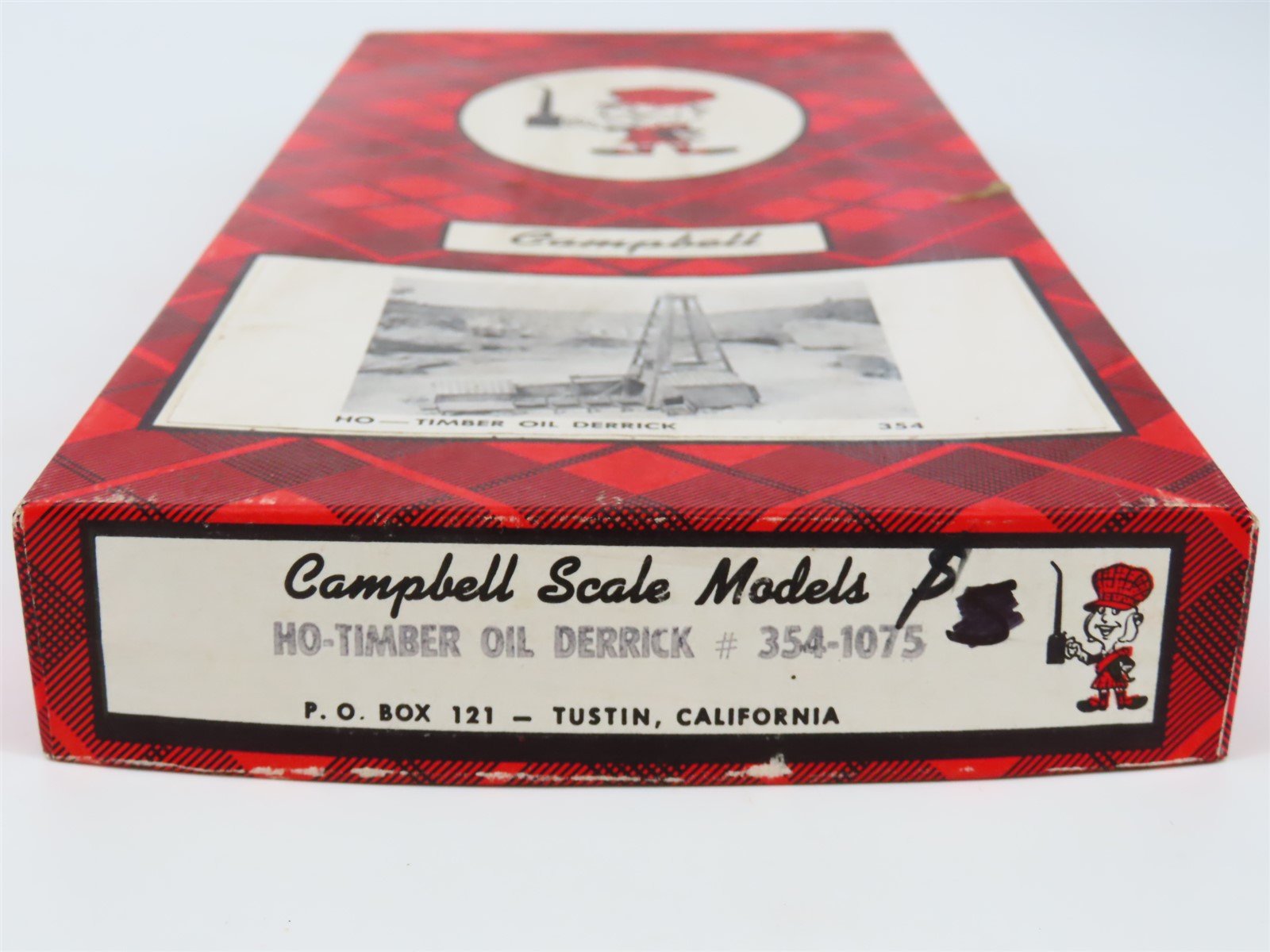 HO 1/87 Scale Campbell Scale Models Kit 354-1075 Timber Oil Derrick