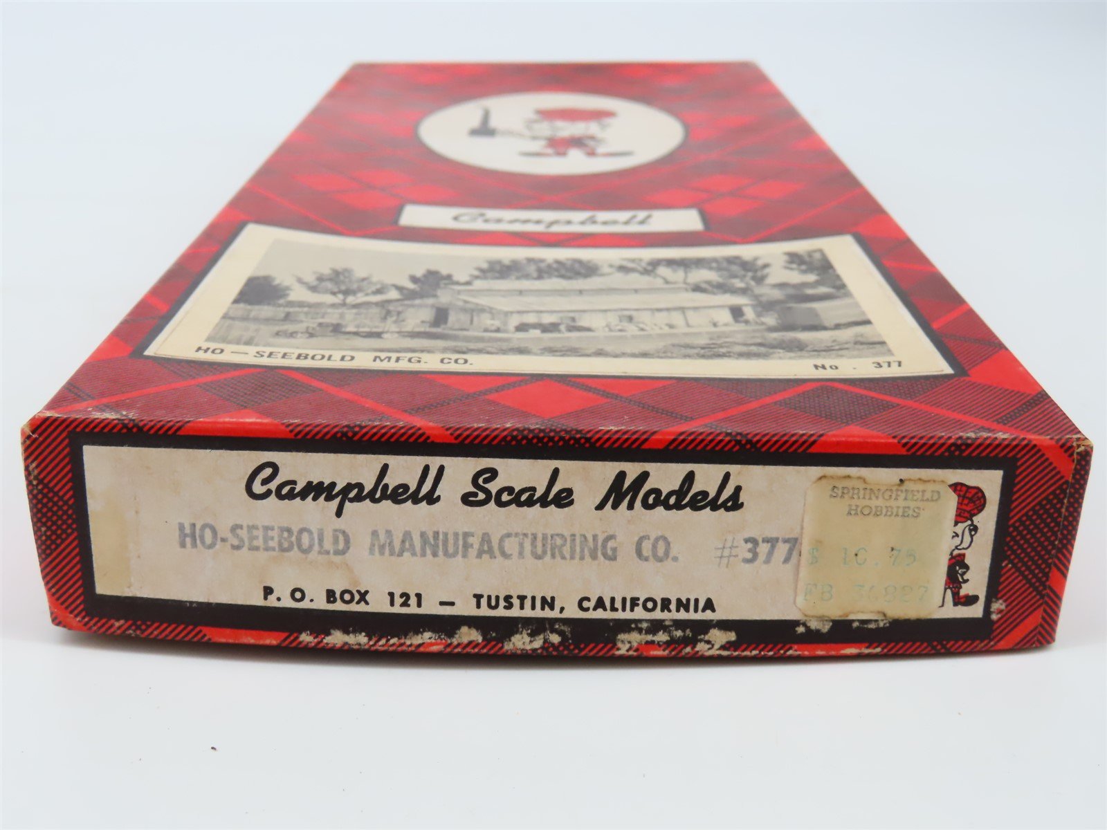 HO 1/87 Scale Campbell Scale Models Kit 377 Seebold Manufacturing Co.