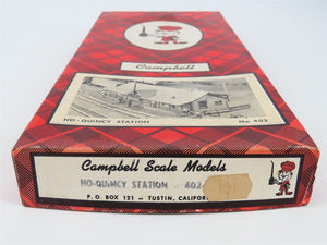 HO 1/87 Scale Campbell Scale Models Kit 402 Quincy Station