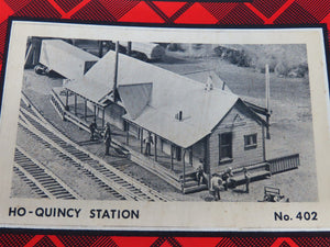 HO 1/87 Scale Campbell Scale Models Kit 402 Quincy Station