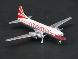 1:400 GeminiJets GJHAL947 Die-Cast Hawaiian Convair CV-340/440 Airliner N5509K