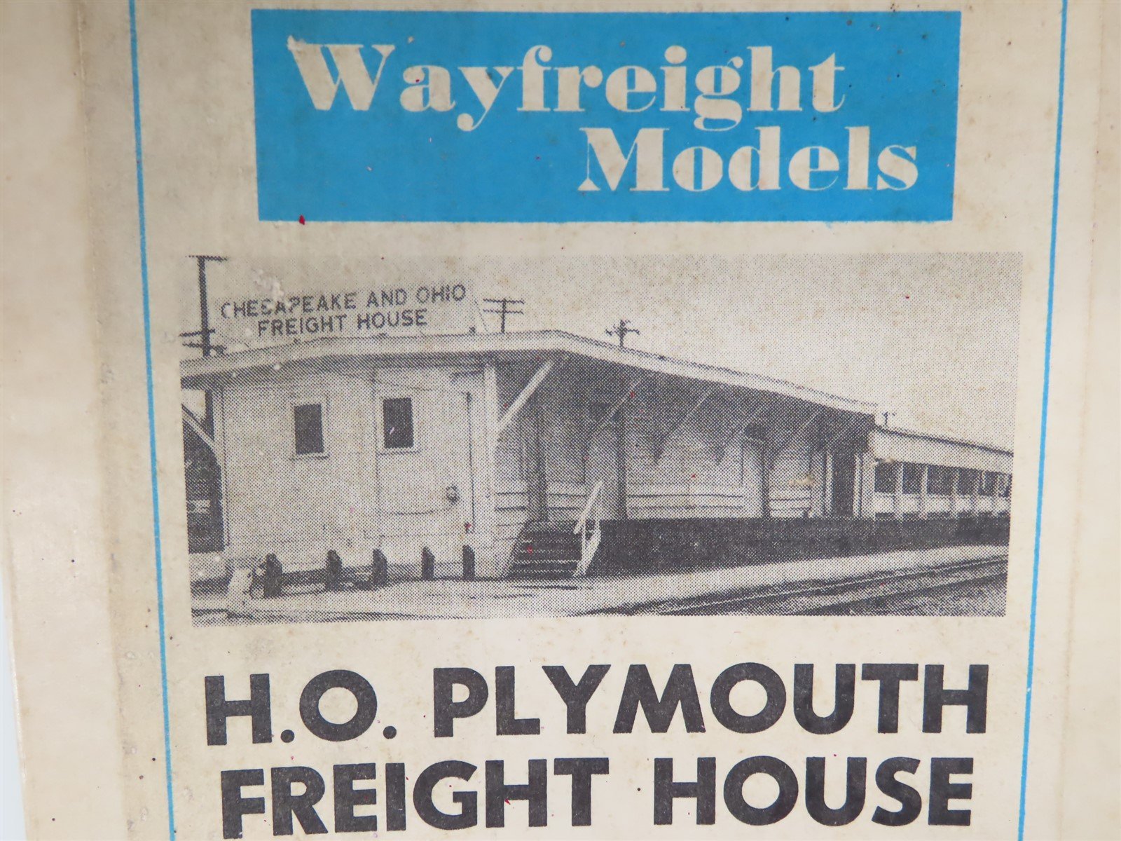 HO 1/87 Scale Wayfreight Models Kit 300:895 Plymouth Freight House