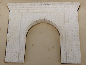 HO Scale A.I.M. Products 110-225 Single Track Cut Stone Tunnel Portal
