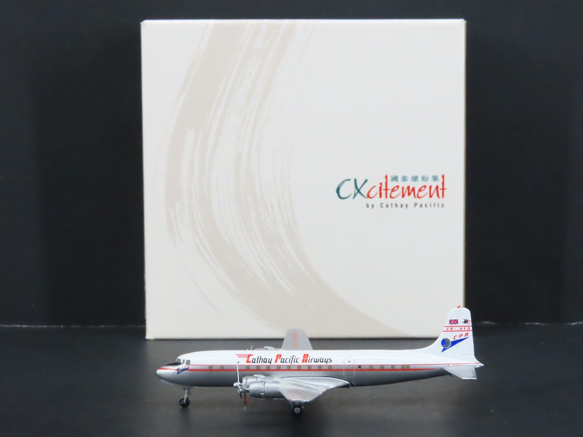 1:400 CXcitement Die-Cast Cathay Pacific Airways Douglas DC-6 Airliner VR-HFG