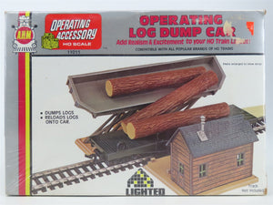 LOT of 4 HO Scale AHM Barrel Loader, Pipe Loader, Unloader & Log Dump Car Kits