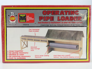 LOT of 4 HO Scale AHM Barrel Loader, Pipe Loader, Unloader & Log Dump Car Kits