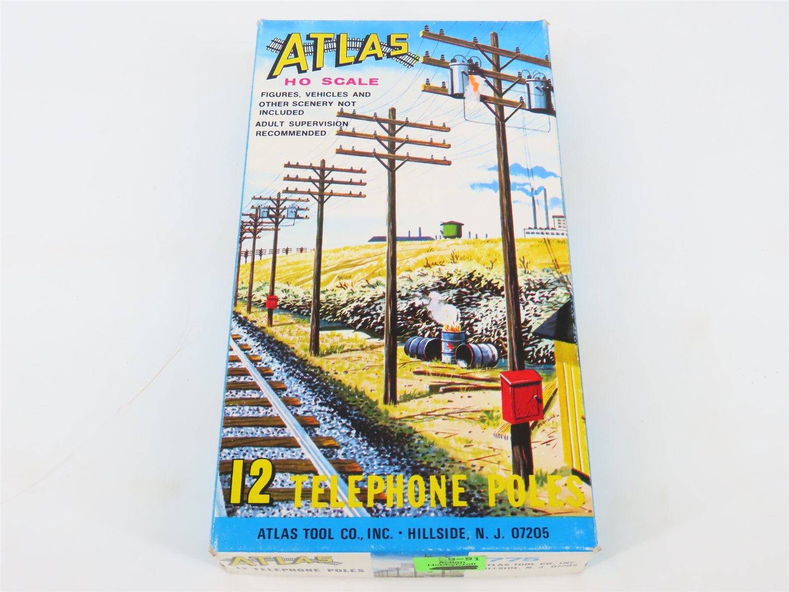 LOT of 5 HO 1/87 Scale Atlas Kits Truss Bridge, Deck Bridge & Telephone Poles