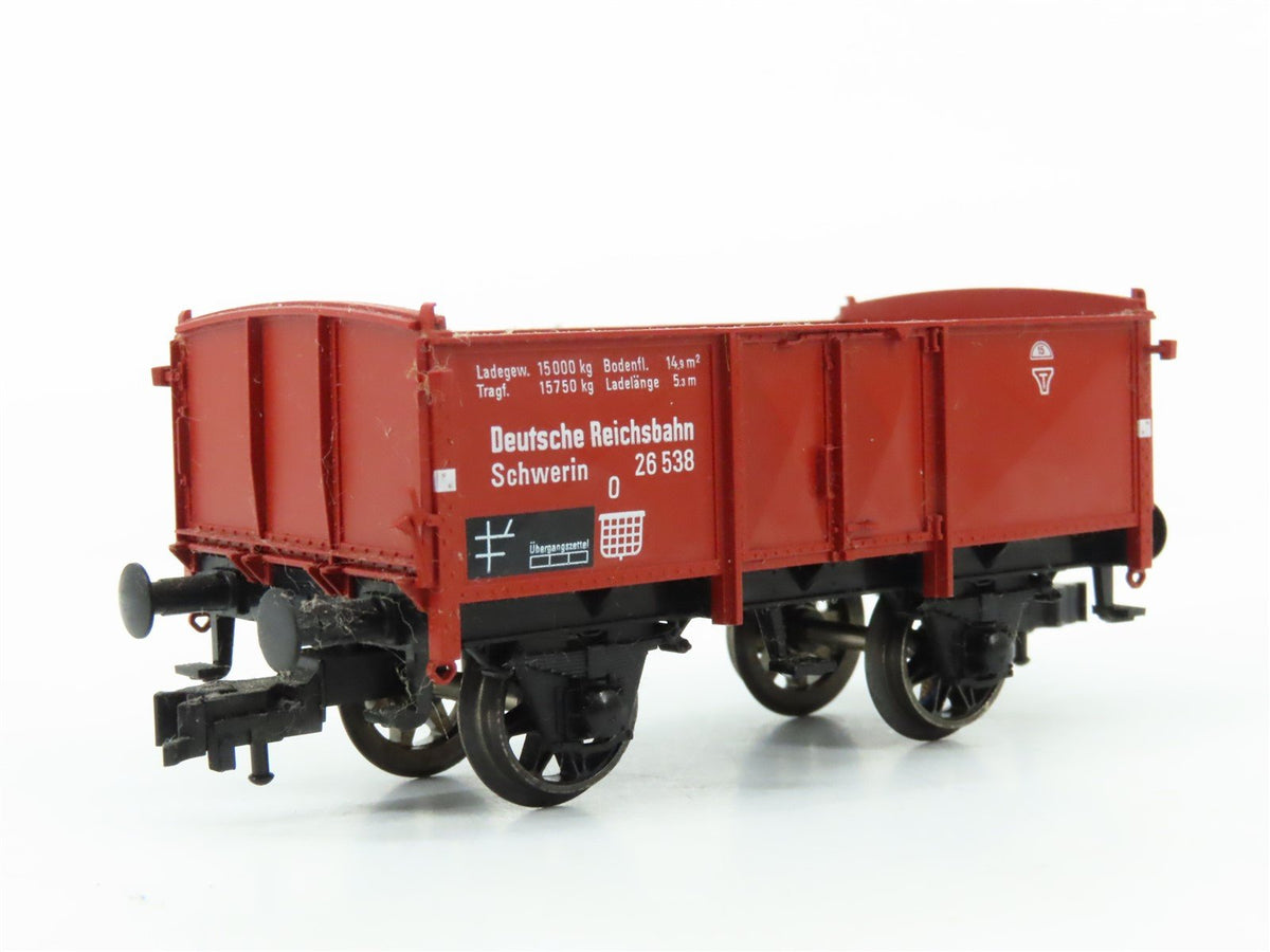 HO Scale Fleischmann 5211K DR Deutsche Reichsbahn Open Goods Wagon #26538