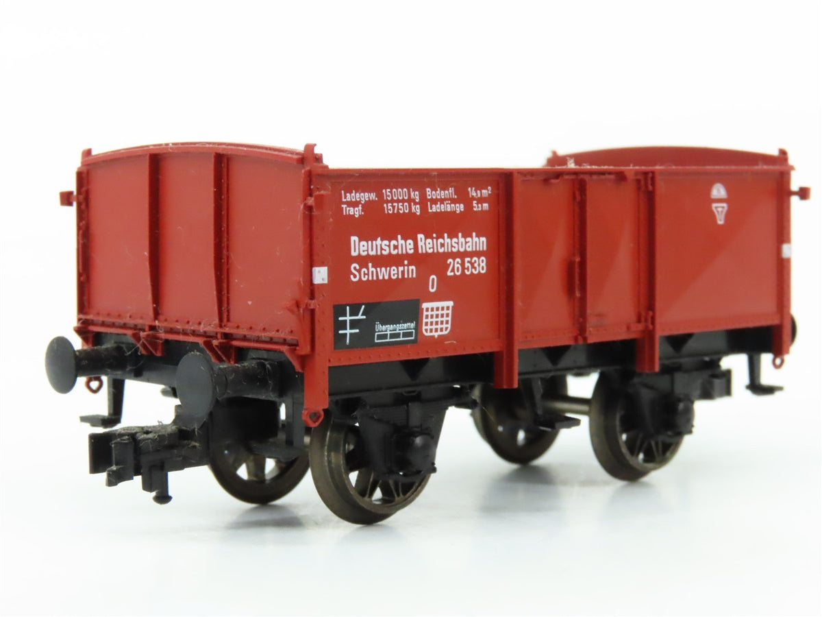 HO Scale Fleischmann 5211K DR Deutsche Reichsbahn Open Goods Wagon #26538