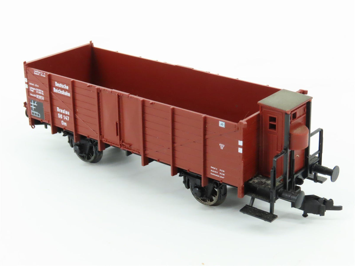 HO Fleischmann 5212K DR Deutsche Reichsbahn Goods Wagon w/Brakeman Cab #56147
