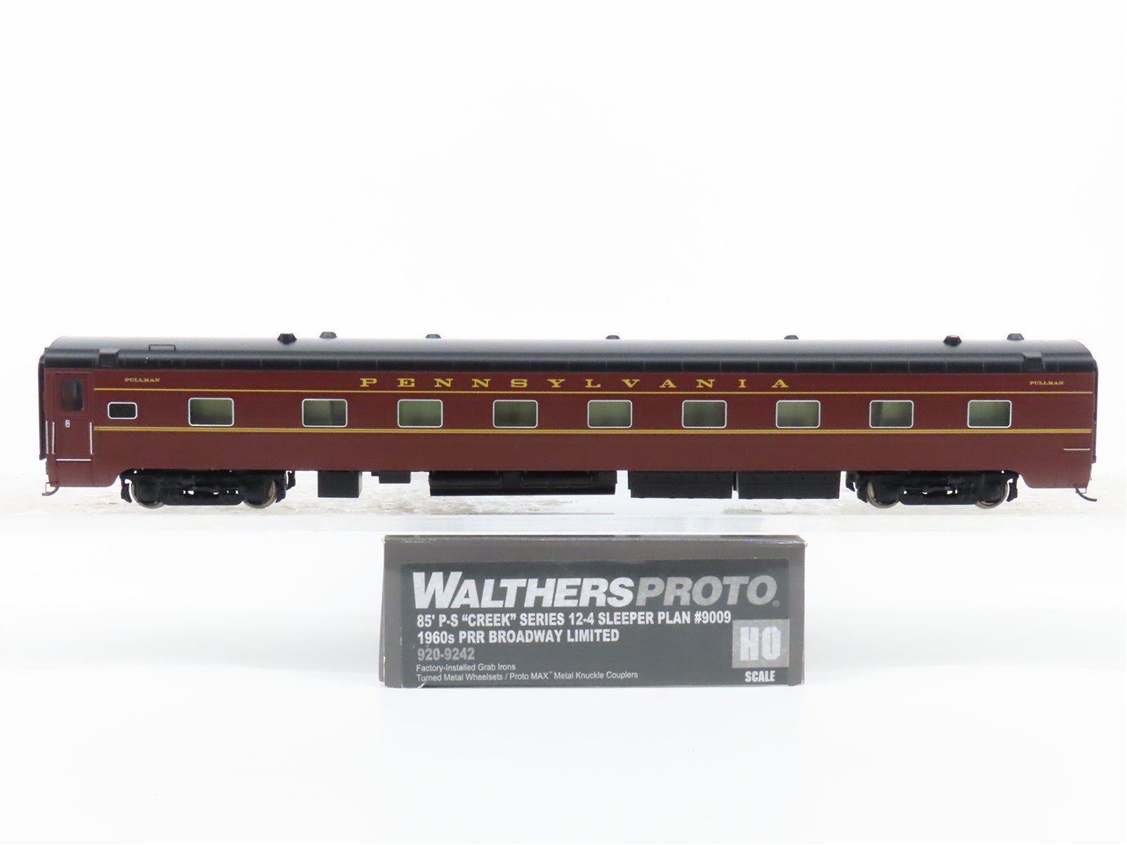 HO Scale Walthers Proto 920-9242 PRR Broadway Limited 85' Sleeper Passenger