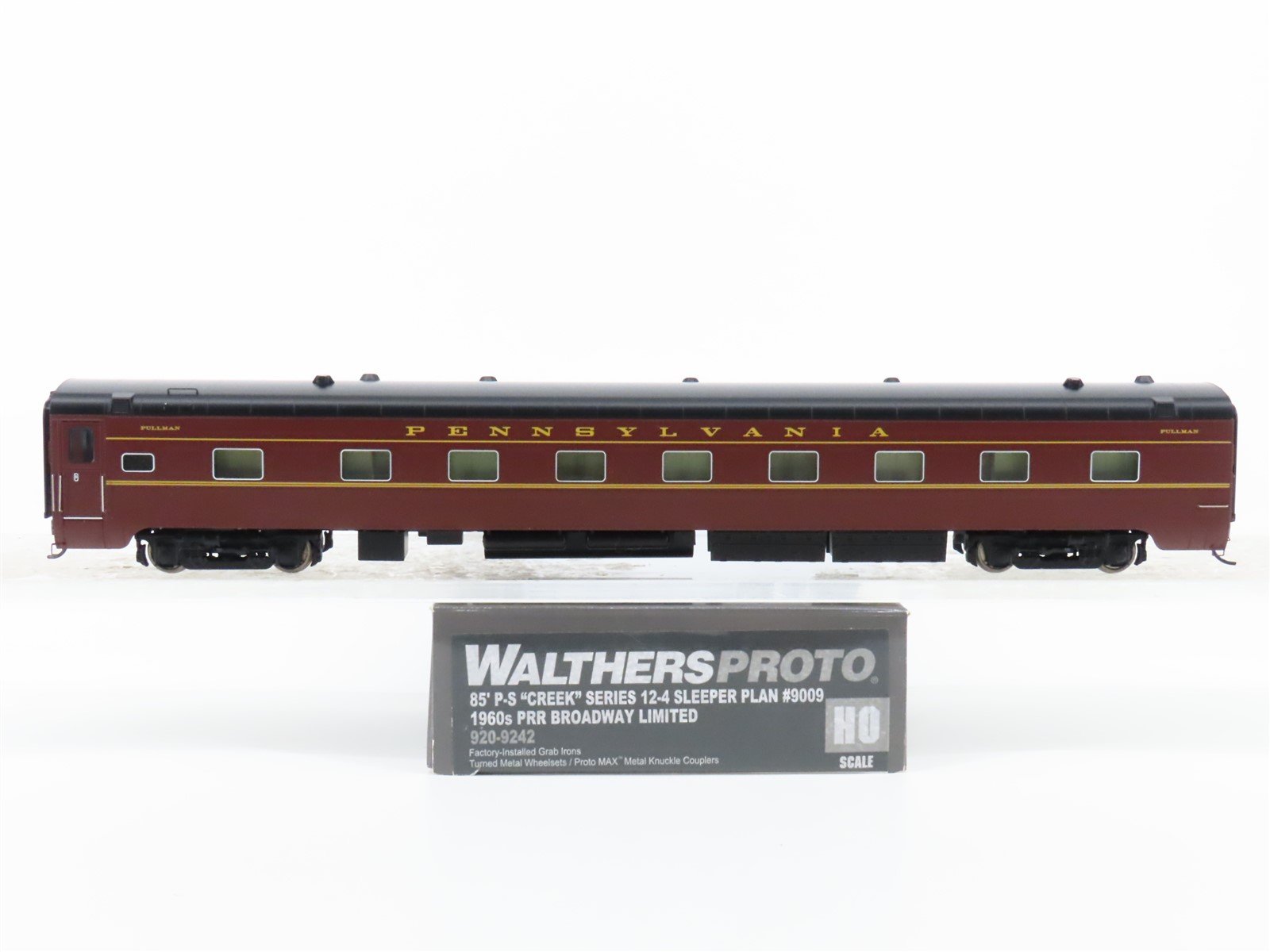 HO Scale Walthers Proto 920-9242 PRR Broadway Limited 85' Sleeper Passenger