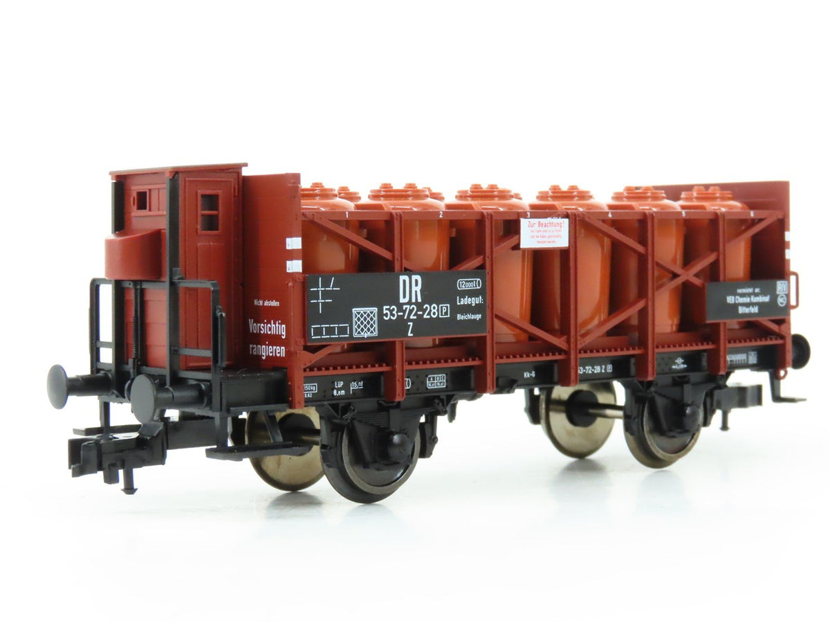 HO Scale Fleischmann 5721K DR Railway Acid Wagon w/Brakeman&#39;s Cab #537228