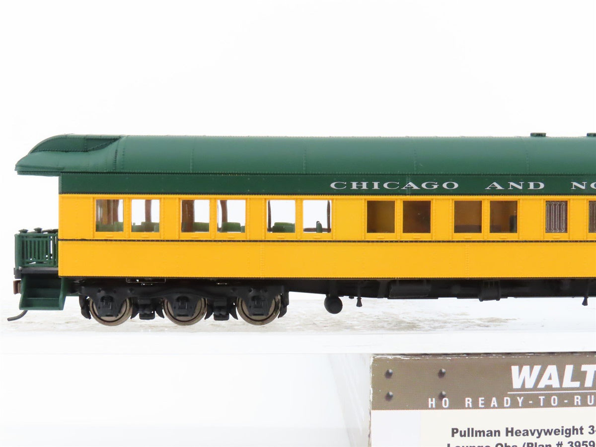 HO Walthers 932-10256 CNW Railroad Pullman Heavyweight Lounge-Obs Passenger