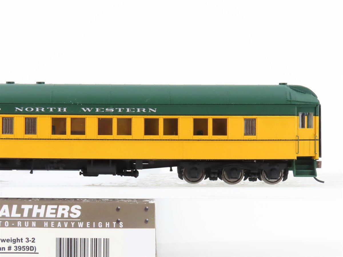 HO Walthers 932-10256 CNW Railroad Pullman Heavyweight Lounge-Obs Passenger