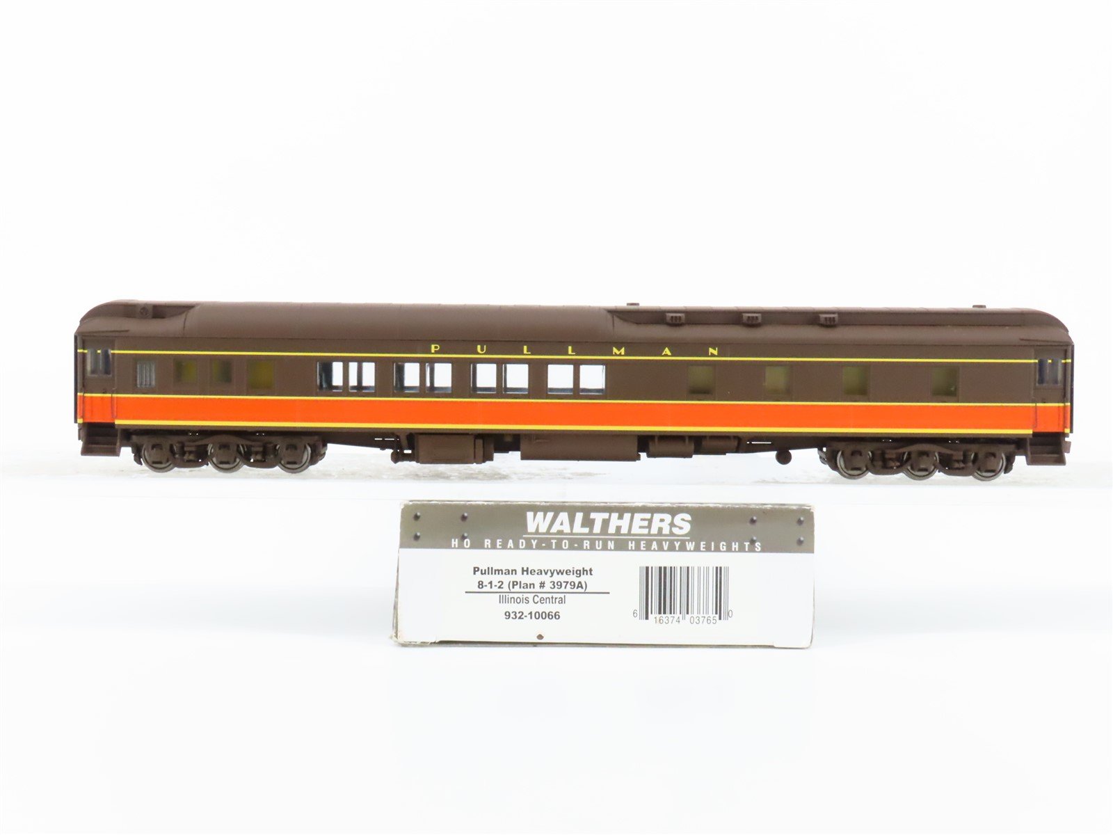 HO Scale Walthers 932-10066 IC Illinois Central Pullman Heavyweight Passenger